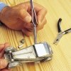 Modelcraft PTW1127 Reverse Action Tweezers Straight Tip/Fibre Grip (160mm)